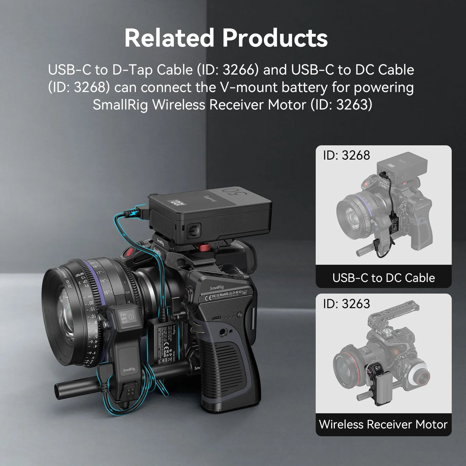 SmallRig D-Tap to USB-C Power Cable