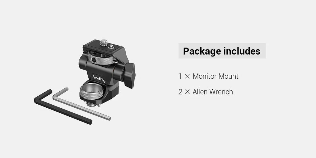 SmallRig Swivel and Tilt Adjustable Monitor Mount with ARRI-Style Mount