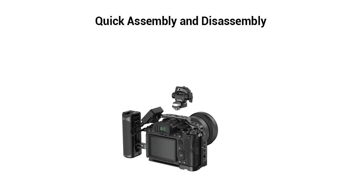 SmallRig Swivel and Tilt Adjustable Monitor Mount with ARRI-Style Mount