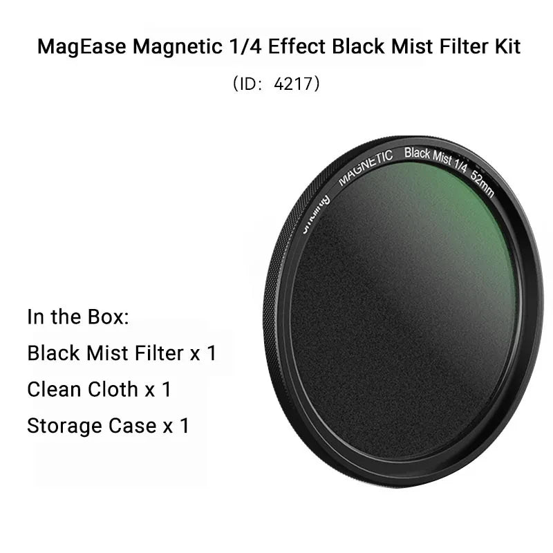 SmallRig 2-in-1 52mm Magnetic Filter Adapter Ring / Phone Stand for iPhone, Foldable Compact and Portable 4219