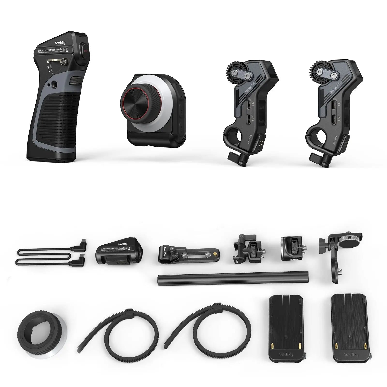SmallRig MagicFIZ Wireless Follow Focus Two Motor Kit with Handwheel Controller, Wireless Handgrip and Two Receiver Motor