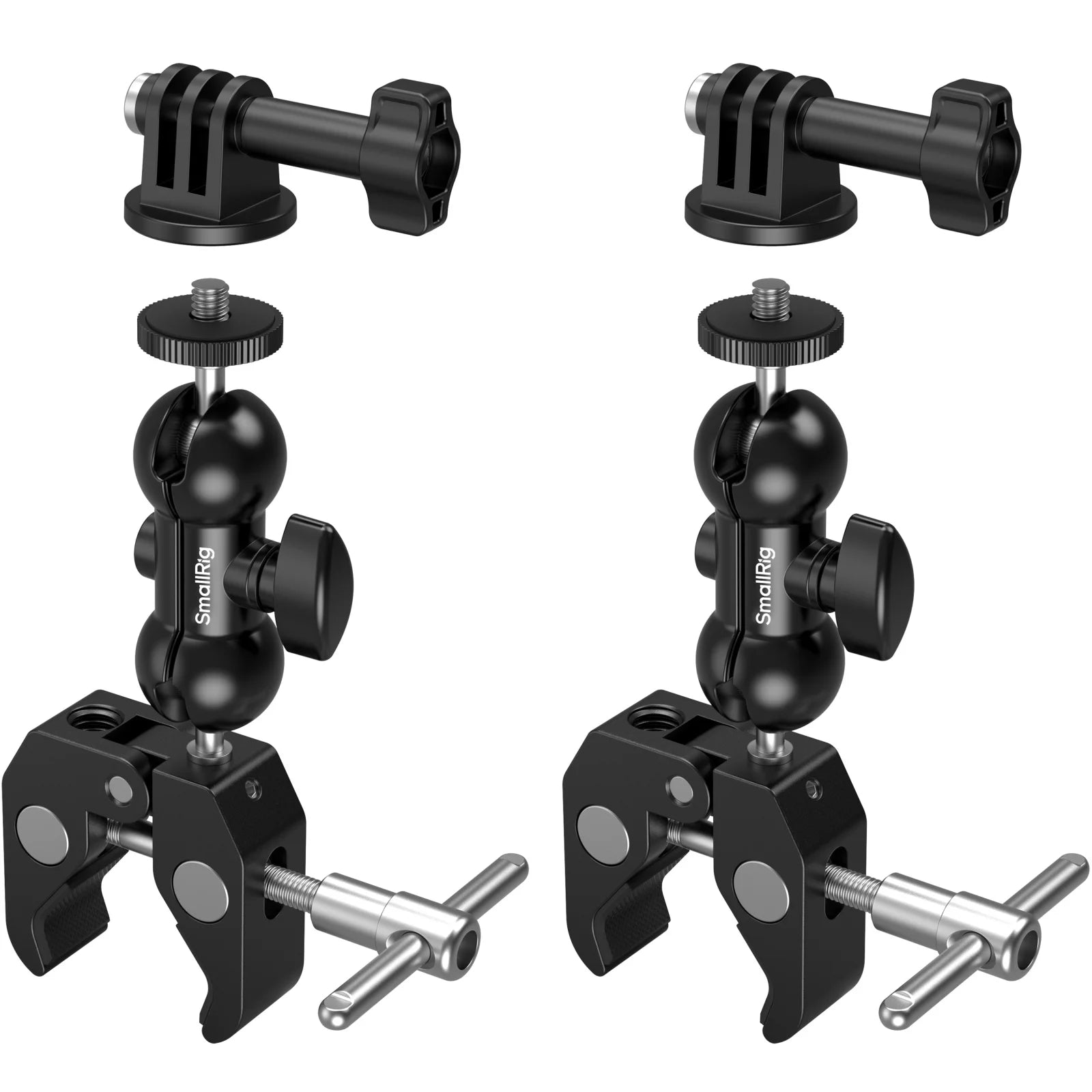 Kit de abrazadera en forma de cangrejo SmallRig con brazo mágico de cabeza esférica multifunción con abrazadera inferior para cámaras cardán DJI RS Monitor LCD