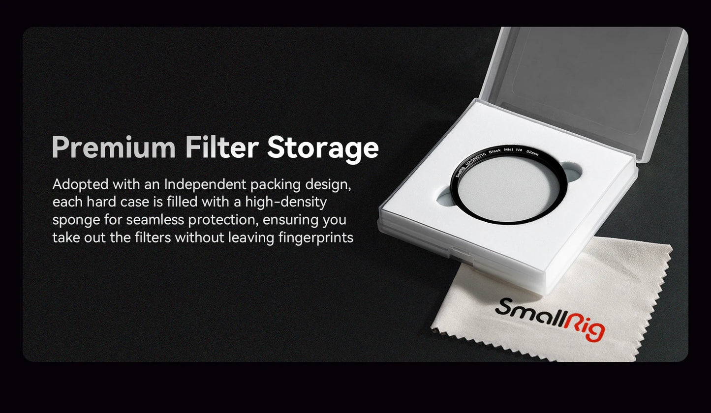 SmallRig 2-in-1 52mm Magnetic Filter Adapter Ring / Phone Stand for iPhone, Foldable Compact and Portable 4219