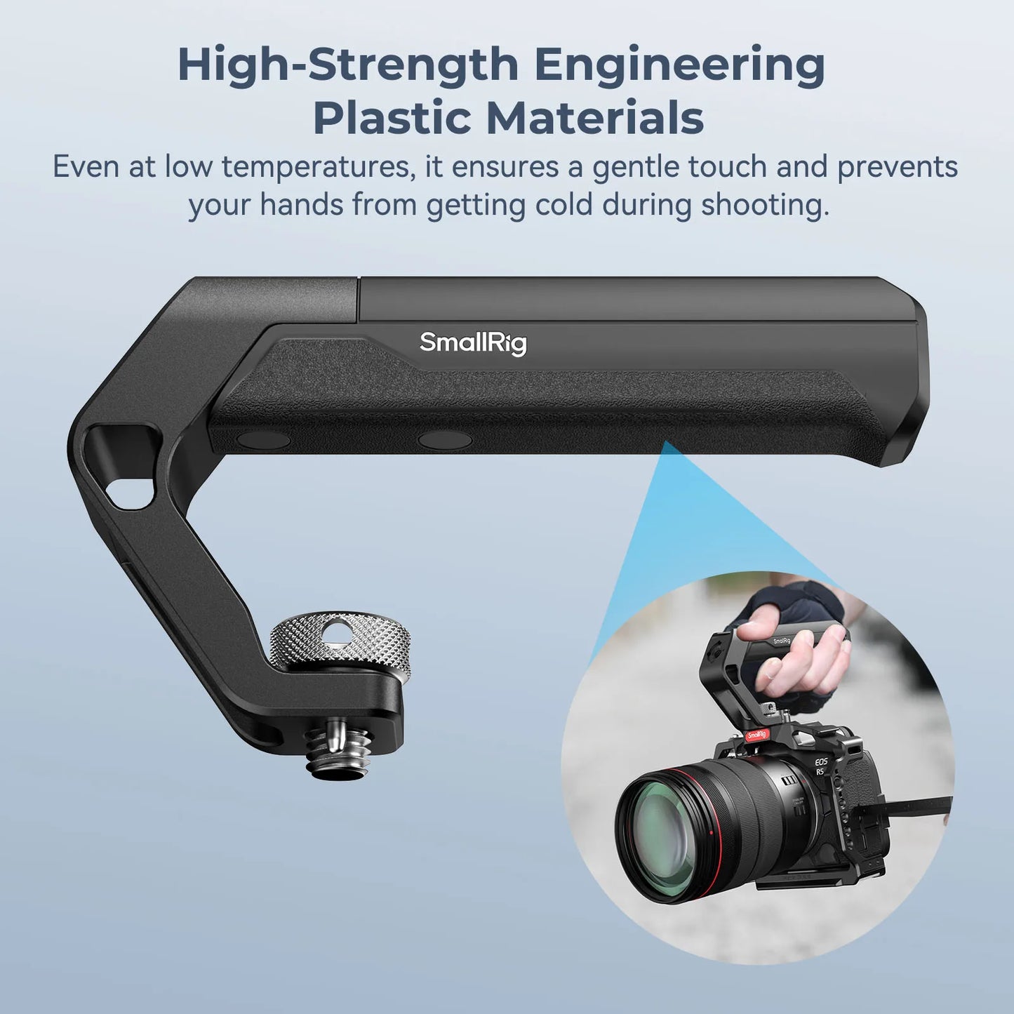 SmallRig Top Handle for ARRI Locating Holes (Tiny),Weight 113g,Portable Camera Top Handle for Sony for Canon for Nikon 4757