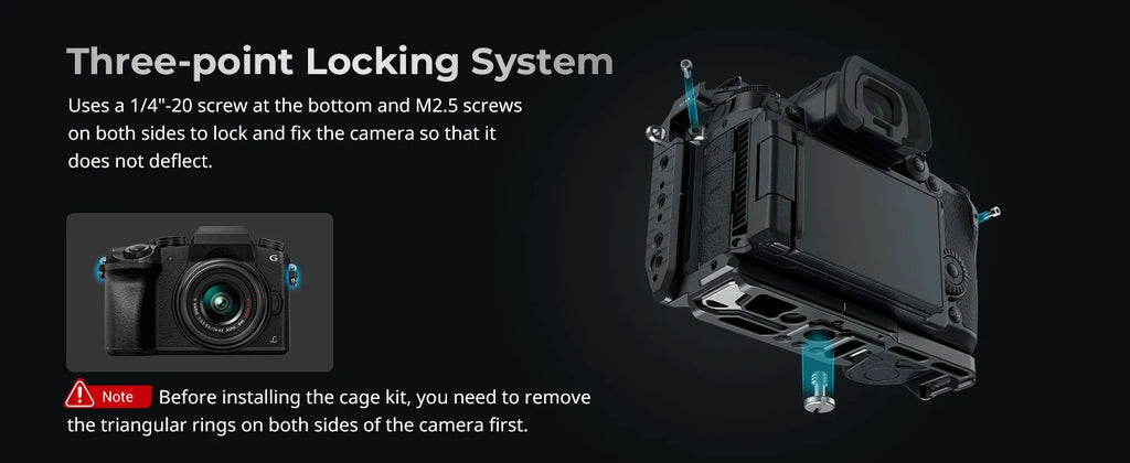 SmallRig HawkLock Quick Release Cage for Panasonic LUMIX GH7 / GH6