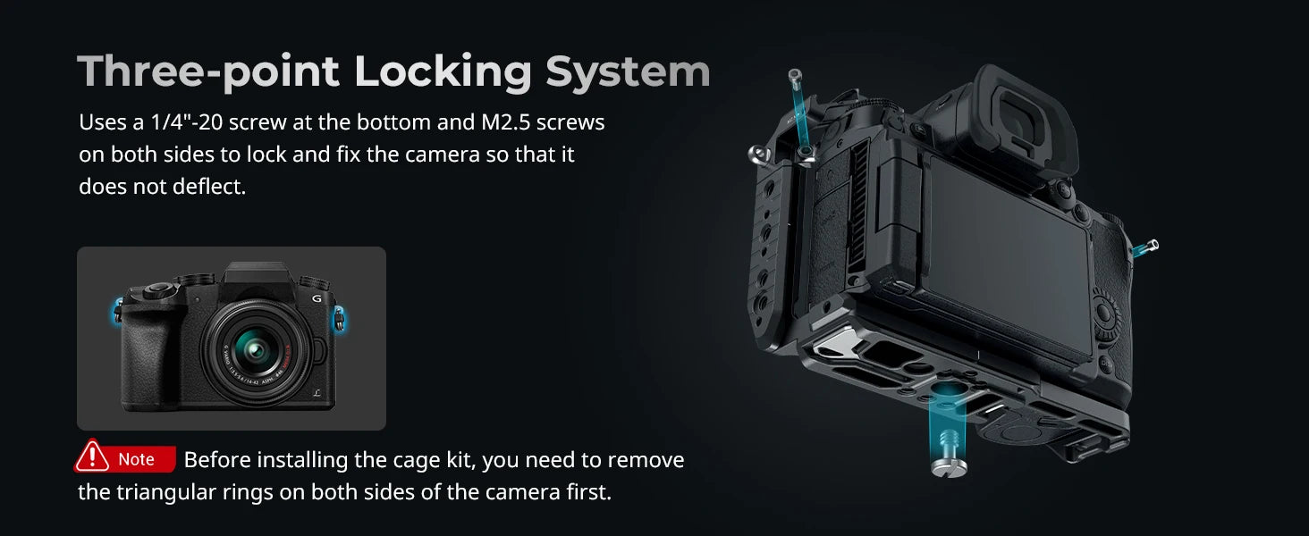 SmallRig HawkLock Quick Release Cage for Panasonic LUMIX GH7 / GH6