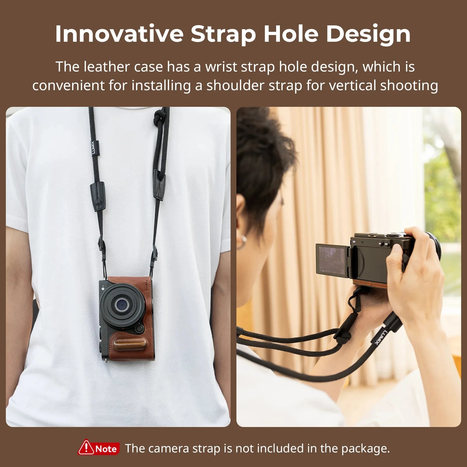 SmallRig Leather Half Case for Panasonic LUMIX S9 4703