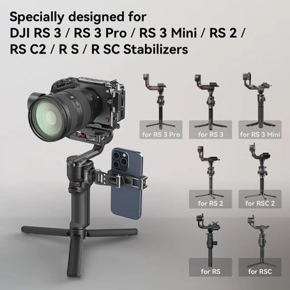 SmallRig Phone Support for DJI Stabilizers,Adjustment Phone Mount Adapter with 1/4"