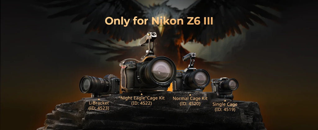 SmallRig Camera Cage for Nikon Z 6III with Arca-Swiss Quick Release Plate for DJI RS 3 /RS 3 Pro /RS 4 /RS 4 Pro or Tripod Mount