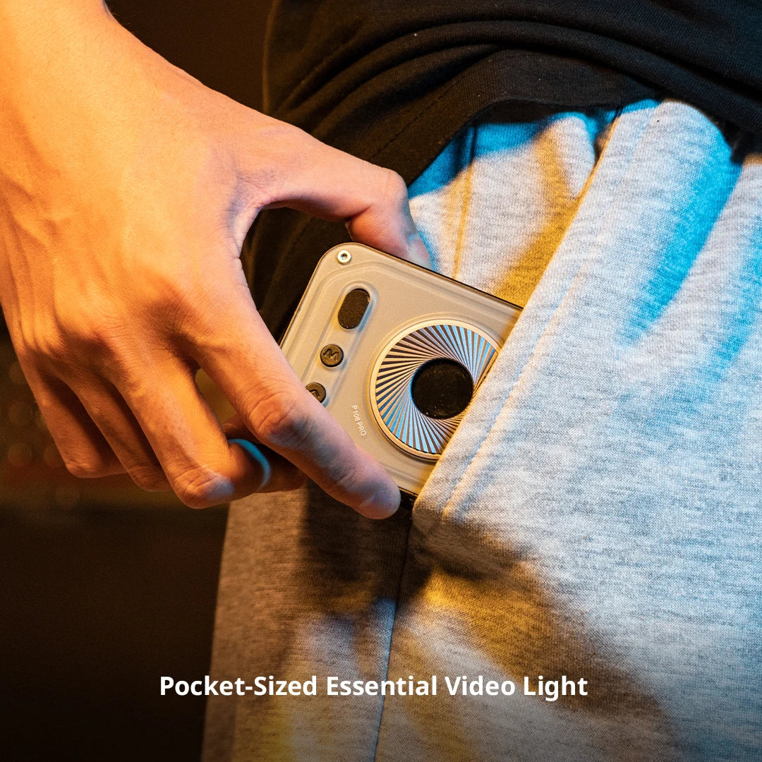 SmallRig Vibe P96 Pro mini LED Video Light, Pink & Black Color