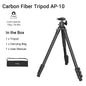 SmallRig Carbon Fiber Tripod with Center Column AP-20 Stable and Lightweight Carbon Fiber Legs Load 12kg Quickly Adjustable 4059