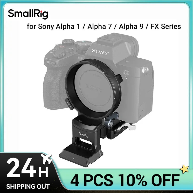 SmallRig Rotatable Horizontal-to-Vertical Mount Plate Kit for Sony Alpha 1 / Alpha 7 / Alpha 9 / FX Series 4244