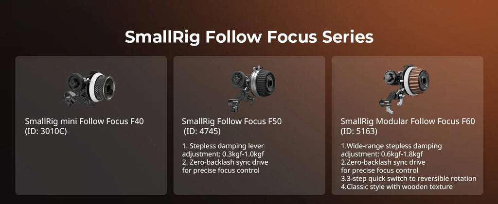 SmallRig Modular Follow Focus F60 & Accessories