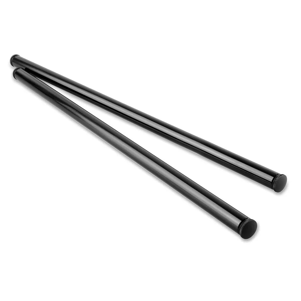 SmallRig Black Aluminum Alloy 15mm Rods 18 Inches Long with M12 Female Thread Includes M12 Rod Caps (Pair Pack)-1055