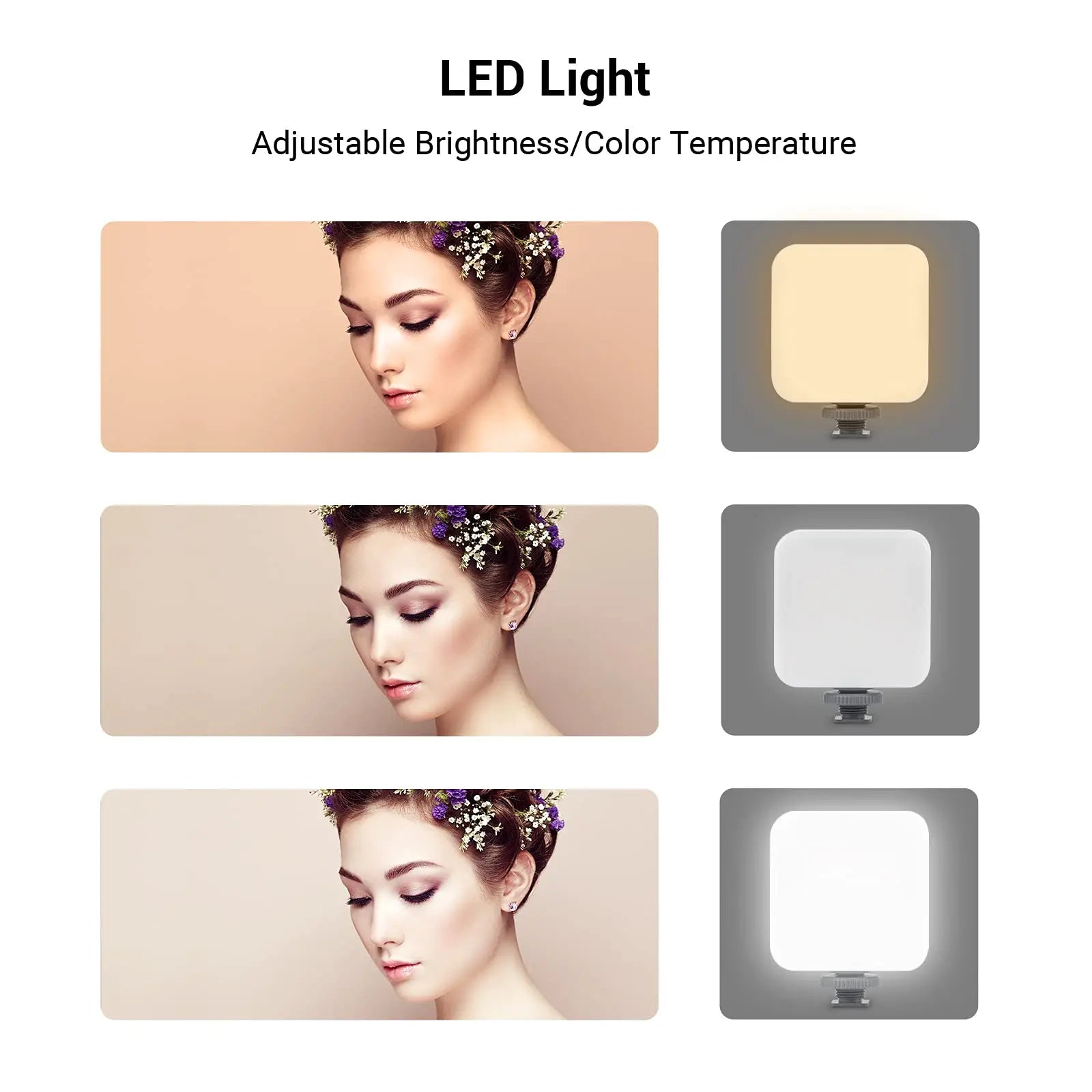 SmallRig Universal Phone Vlog Tripod Video Rig kit Case Cage with 2 Handle Microphone Light