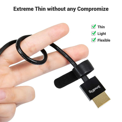 SmallRig Ultra Slim High Speed 4K Mini -Sized to Full-Sized Cable C to A /D to A/35cm/ 55cm For Sony/For Nikon/For Canon