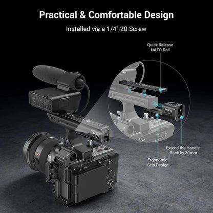 SmallRig Cage for Sony FX30 FX3 XLR Camera Handle Extension Rig For Sony FX3 XLR
