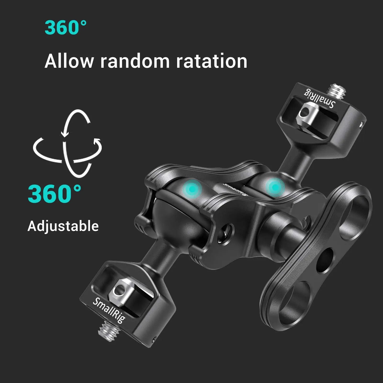SmallRig Articulating Arm with Dual Ball Heads (1/4”-20 screw)