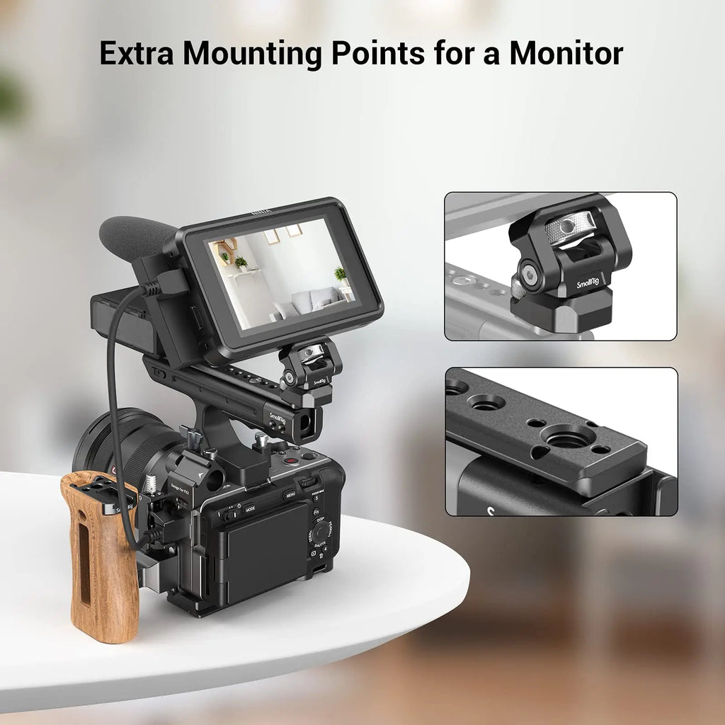 SmallRig Cage for Sony FX30 FX3 XLR Camera Handle Extension Rig For Sony FX3 XLR MD3490