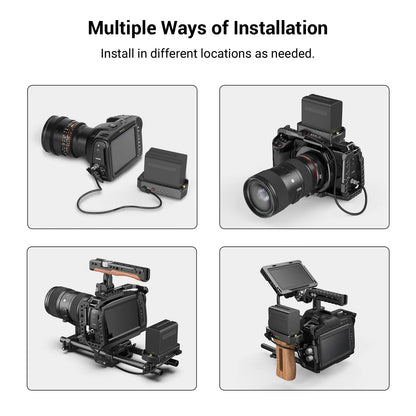 SmallRig NP-F Battery Adapter Plate Professional Edition for Sony for BMPCC 4K/6K Camera And Mirrorless Cameras